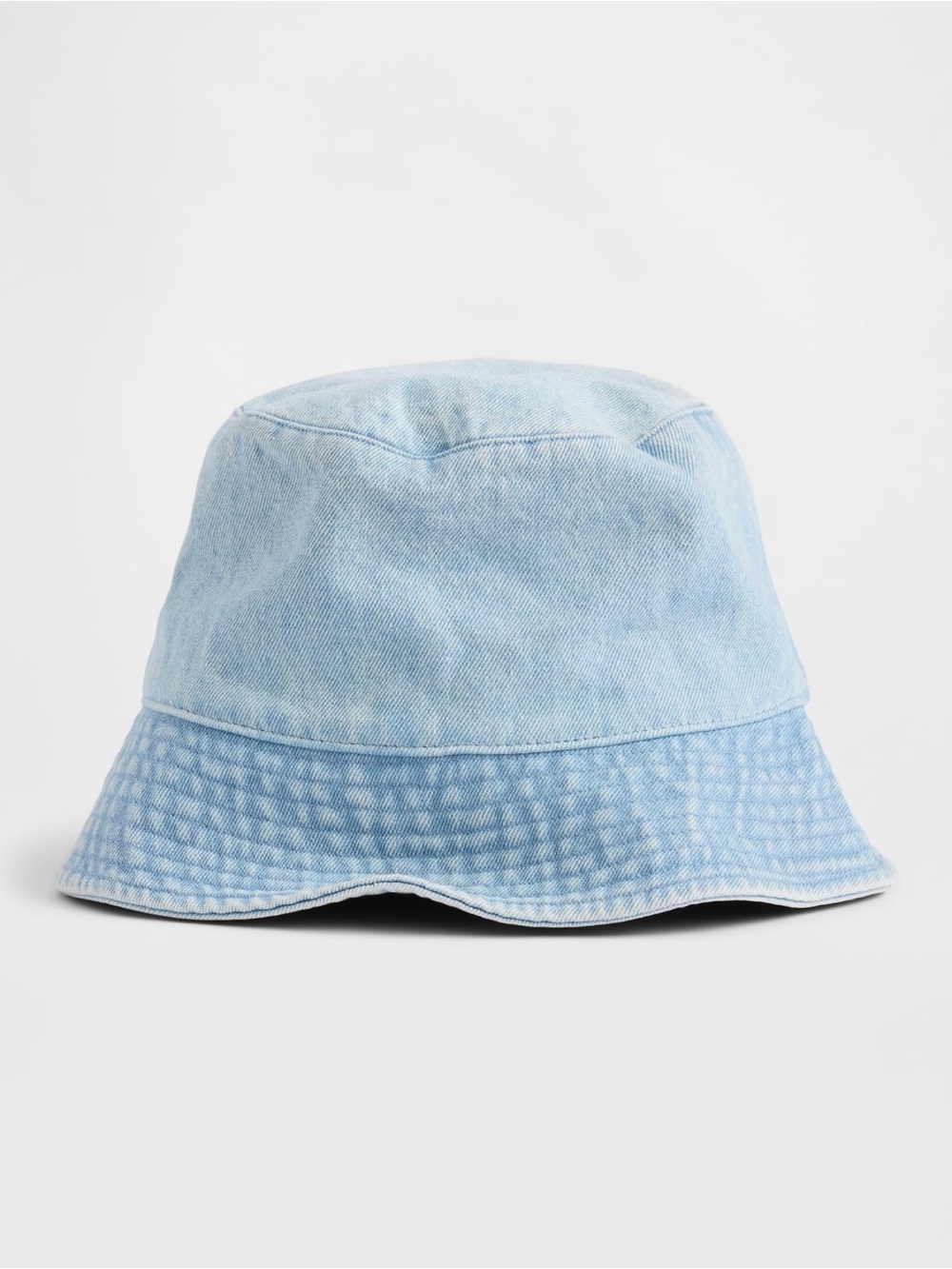 Light Wash Denim Bucket Hat One Size